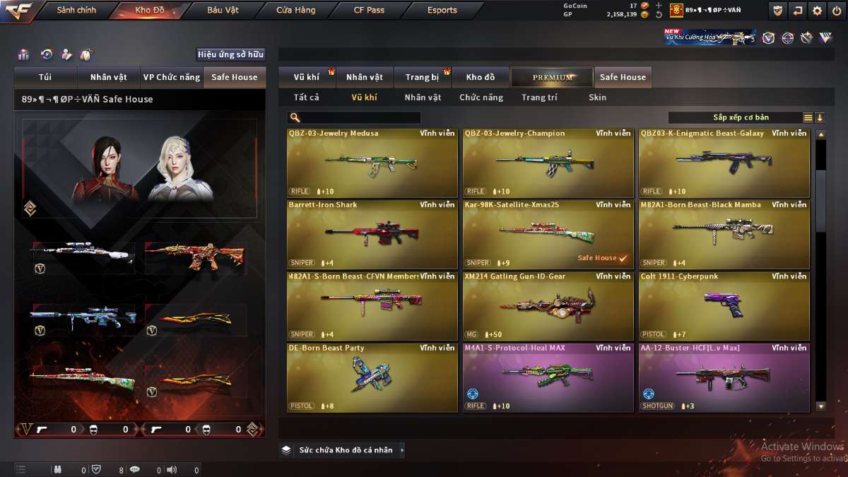 shop acc cf uy tin gia re